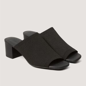 Everlane The Glove Mule in ReKnit in Black